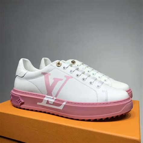 louis vuitton time out trainer pink|Louis Vuitton sneakers timeout price.